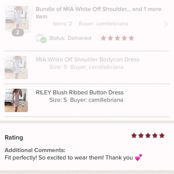 Black Ribbed Sleeveless Button Dress - Picture 4 of 4